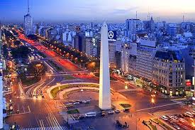 El Microcentro de Buenos Aires y el Obelisco