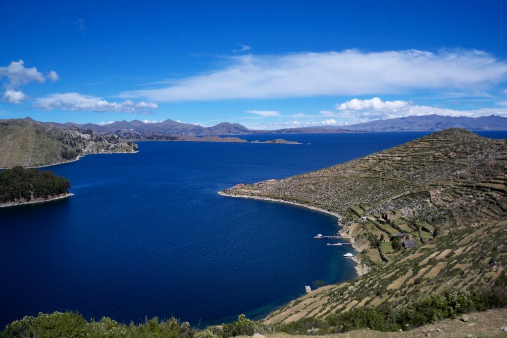 Vista del Lago Titicaca