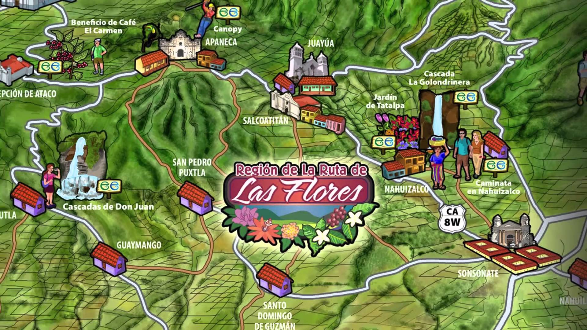 Ruta De Las Flores El Salvador Aventura Sobre Las Monta as
