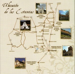 Mapa de Estancias Jesuiticas