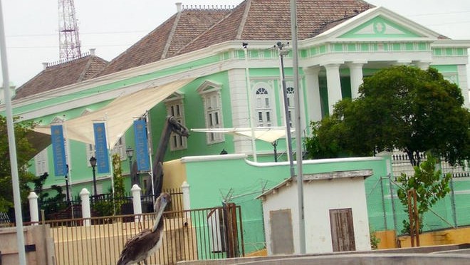 Mercado flotante en Curacao