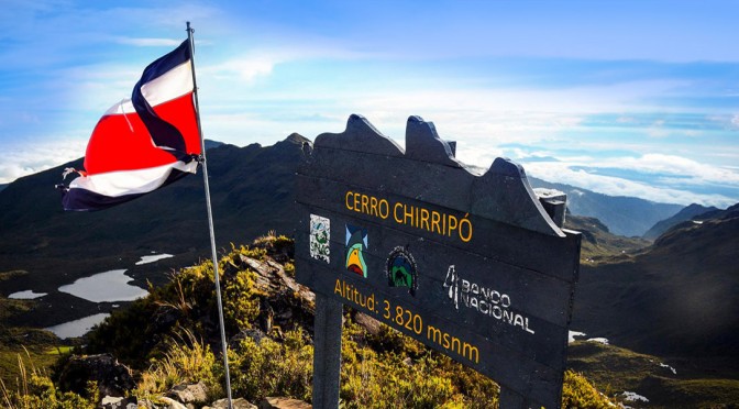 Vista de cumbre Cerro Chirripo