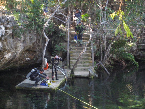 Este cenote de Quintana Roos es conocido también como Cenote Edén. En cuanto llegues las razones de su nombre te serán bien obvias, puesto que el entorno en que se encuentra, abierto al cielo, resulta maravilloso. La vegetación de esta enorme piscina natural, con una profundidad cercana a los 15 metros, cae por los lados de sus paredes. Las aguas son de un verde cristalino que te permitirán ver las especies que viven en este ecosistema. Verás que simpáticas son las tortugas y las anguilas.