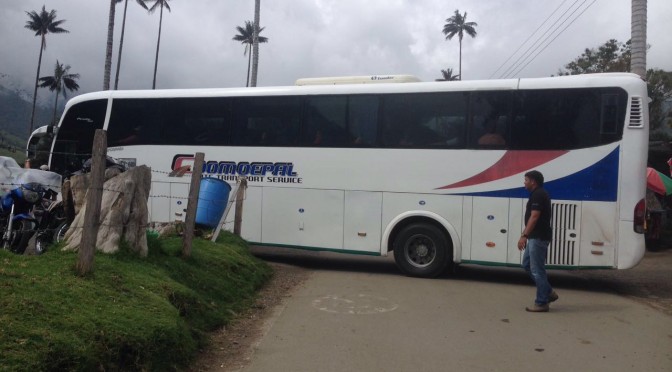 Restringen ingreso de vehículos al Valle de Cocora